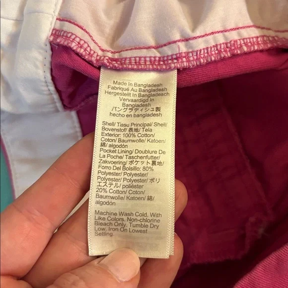 J Crew Pink Chino Shorts Plain Front Mid Rise 5 Inch Inseam Women’s Size 4 - Picture 9 of 9